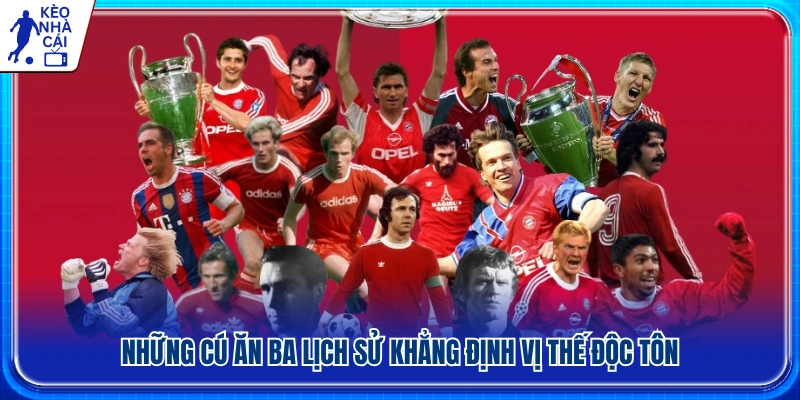 Dấu ấn từ những cú ăn ba giúp Bayern củng cố vị thế số một